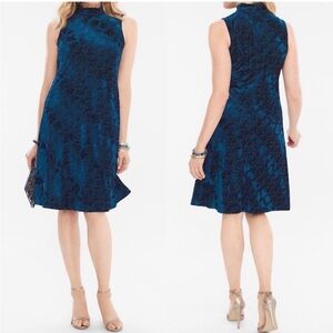 Chico’s‎ Jacquard Velvet Geo Burnout Dress